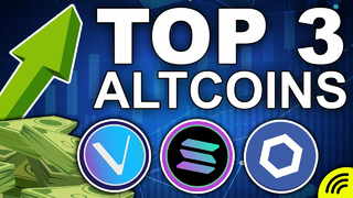 Top 3 Alts: Solana, VeChain and Chainlink (Next Important Moves)