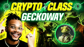 CRYPTO CLASS: GECKOWAY | THE WAY OF THE $GECKO | NFTs BUY TO EARN | COMMUNITY ART CHALLENGE