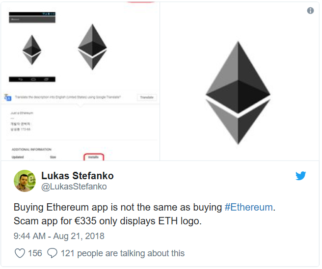 Lukas tweet ethereum scam