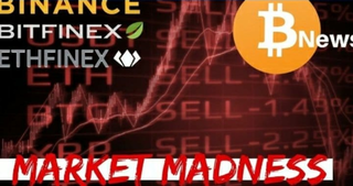 More Market Madness! + Binance, Bitfinex, Ethfinex - Today's Crypto News