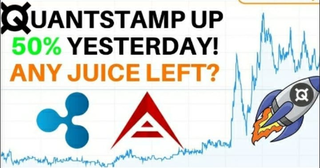 Quantstamp Up 50% Yesterday, Any Juice Left? Ripple Charging Higher + ARK
