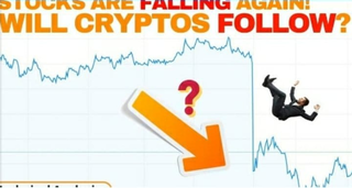 Stocks Are Falling Again, Will Cryptocurrencies Follow?