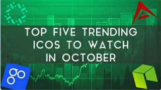 Top Five Trending Coins To Watch In October