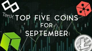 Top 5 Coins to Watch in September | NEO, TenX, & more!