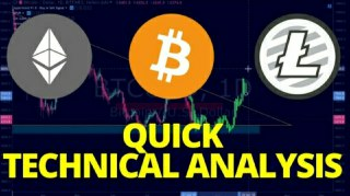 Bitcoin, Litecoin, Ethereum - Quick Technical Analysis