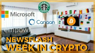Crypto NEWSFLASH, Mine BTC with Your TV, NYSE, Microsoft, Starbucks, Empowr and more.