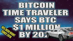 Bitcoin Time Traveler Predicts $1 Million Dollar Bitcoin By 2021 - Hes been right since 2010
