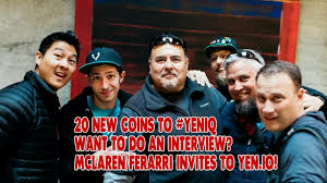 Invites to YEN.io for Mclaren/Ferrari! // 20 NEW COINS! // Want to Interview Crypto Projects?