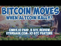 Bitcoin Move - When Altcoin Rally? CindX.io Review and Eterbase.com Feature