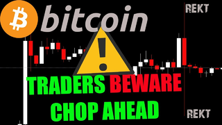 Bitcoin Chop Ahead **NOT GOOD FOR TRADERS**
