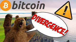 ⚠️ BITCOIN ON A CLIFF? BEARISH DIVERGENCE ⚠️ WHAT YOU NEED TO KNOW