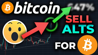 MAJOR ALERT!! SELL Your Altcoins FOR BITCOIN! BTC Could EXPLODE Again Overnight!! BITCOIN BREAKOUT!