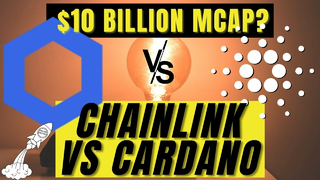 CHAINLINK VS CARDANO - Which hits $10B First?! | ADA vs LINK
