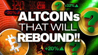 BTC Crash!? Don't Worry! These ALTCOINs Will Rebound!!