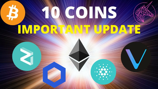 NEW IMPORTANT ANALYSIS ON 10 MOST POPULAR COINS | BTC, VET, ZIL, LINK + MORE!