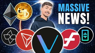 HUGE! MR. BEAST Invests in AIOZ! VeChain, THETA, Tron Pumping and Ethereum ETF + Coinbase Staking