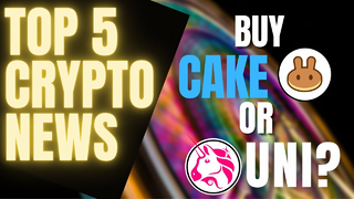 TOP 5 CRYPTO NEWS!! Uniswap vs PancakeSwap!! Ethereum and BSC DeFi! 🚀
