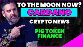 TO THE MOON NOW?! Cardano and Crypto News - PIG FINANCE Token