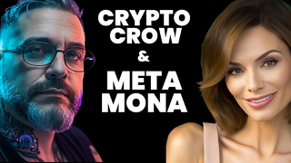 Crypto Crow with Meta Mona talking Cardano, Ethereum, Cornucopias