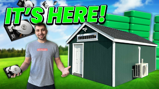 My Shed for Hard Drive Mining is HERE!