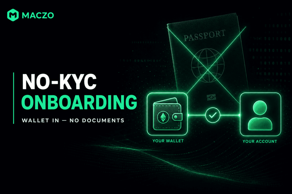 What Maczo's No-KYC Shift Means for Crypto-Native Onboarding